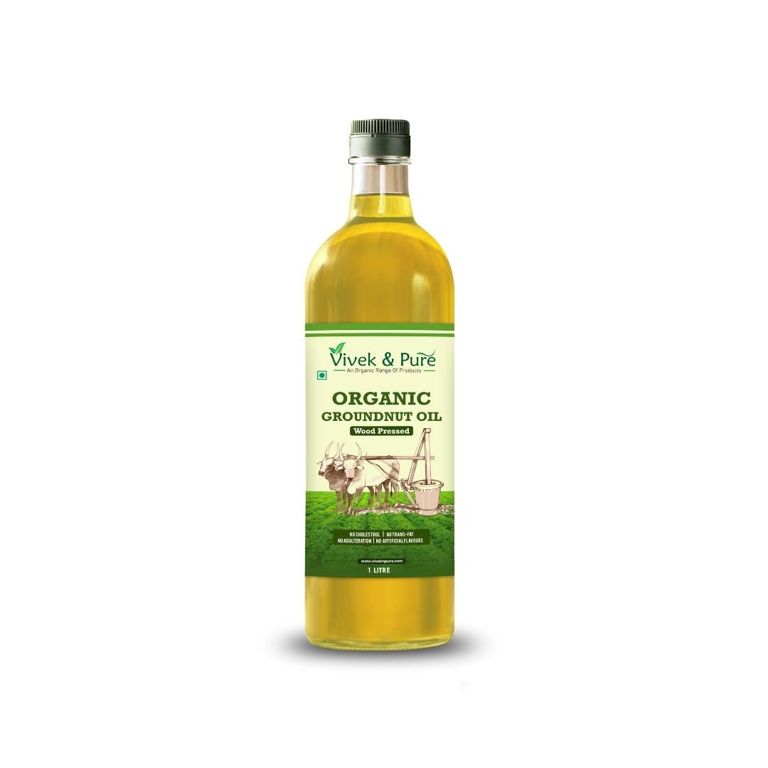 Organic Peanut Oil / Groundnut Oil 1Litre