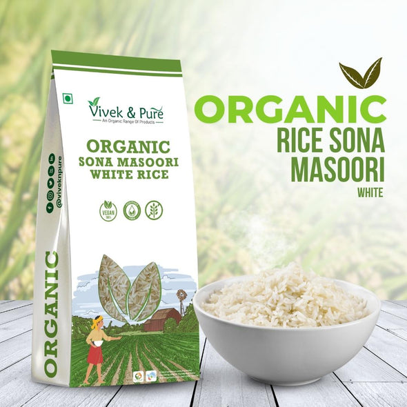 Organic Rice Sona Masoori White