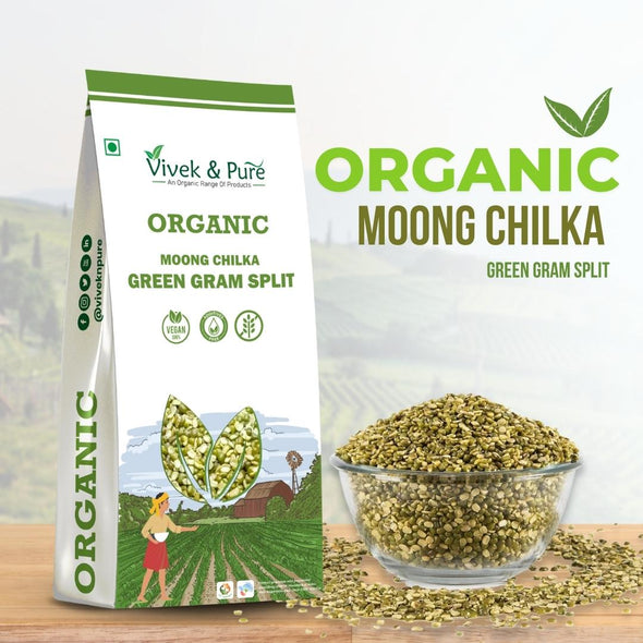 Organic Moong Chilka / Green Gram Split