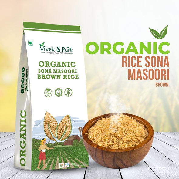 Organic Rice Sona Masoori Brown