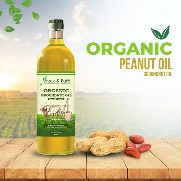 Organic Peanut Oil / Groundnut Oil 1Litre