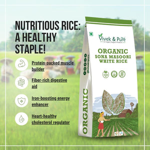 Organic Rice Sona Masoori White