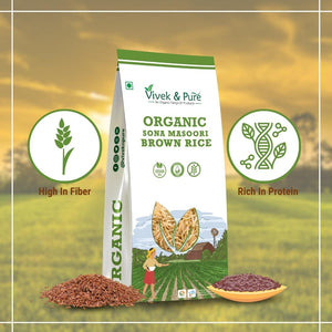 Organic Rice Sona Masoori Brown