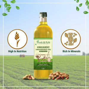 Organic Peanut Oil / Groundnut Oil 1Litre