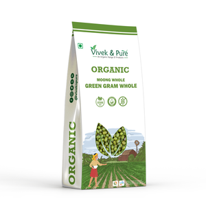 Organic Moong Whole / Green Gram Whole Dehusked